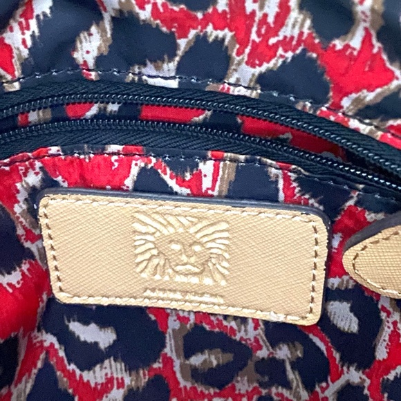 Anne Klein Cream Faux Leather
Double Handled Purse Tote Handbag - Picture 7 of 11